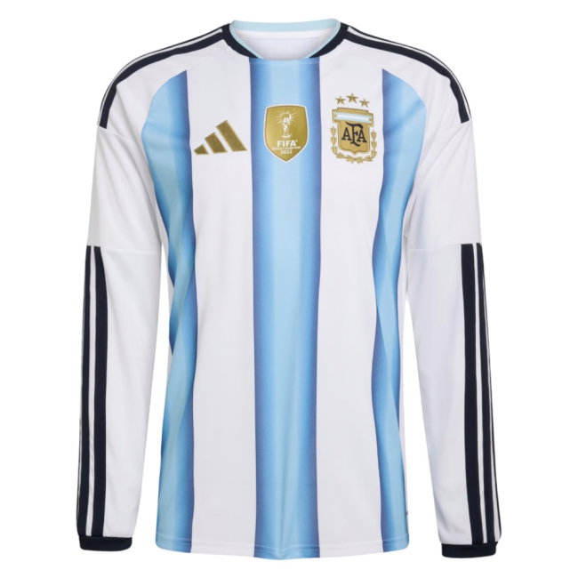 2026 2027 Argentina Long Sleeve Shirt Name) Home Apparel (Your-ProGear Kits